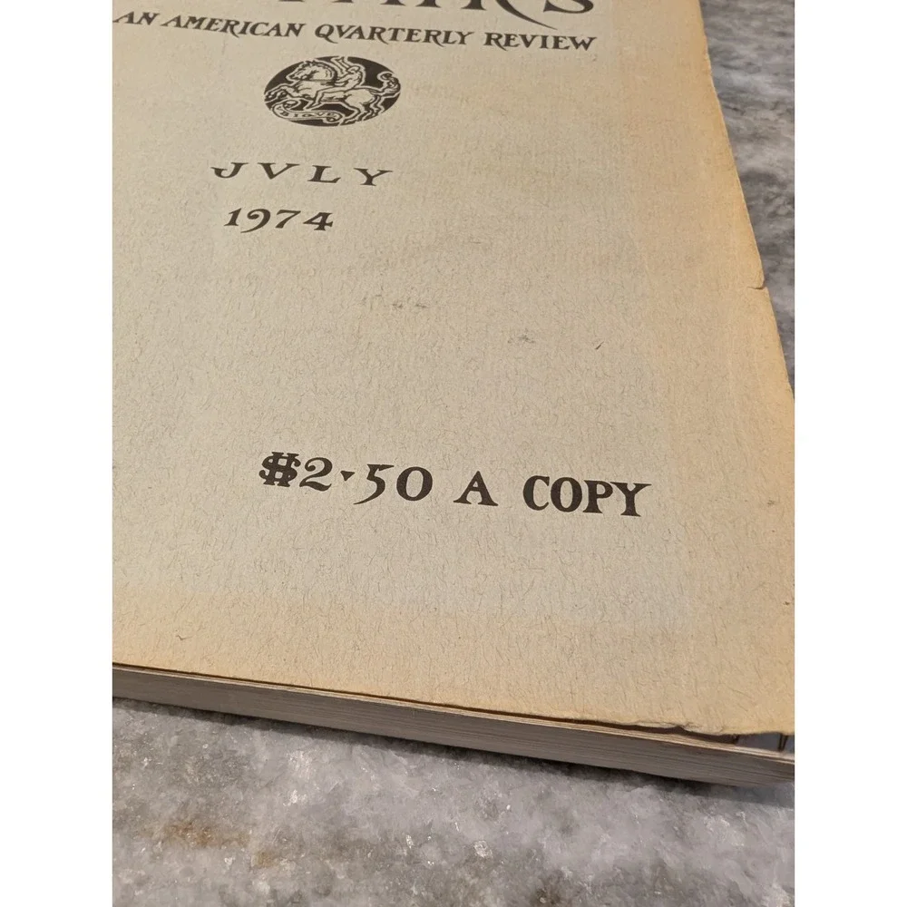Foreign Affairs An American‎ Quarterly Review July 1974 Vol4